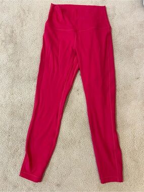 lululemon athletica Hot Pink High-Rise Leggings